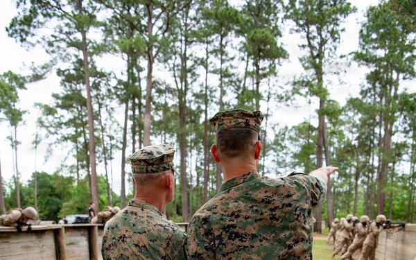The 38th Assistant Commandant of the Marine Corps conducts a site visit on Marine Corps Recruit Depot Parris Island.