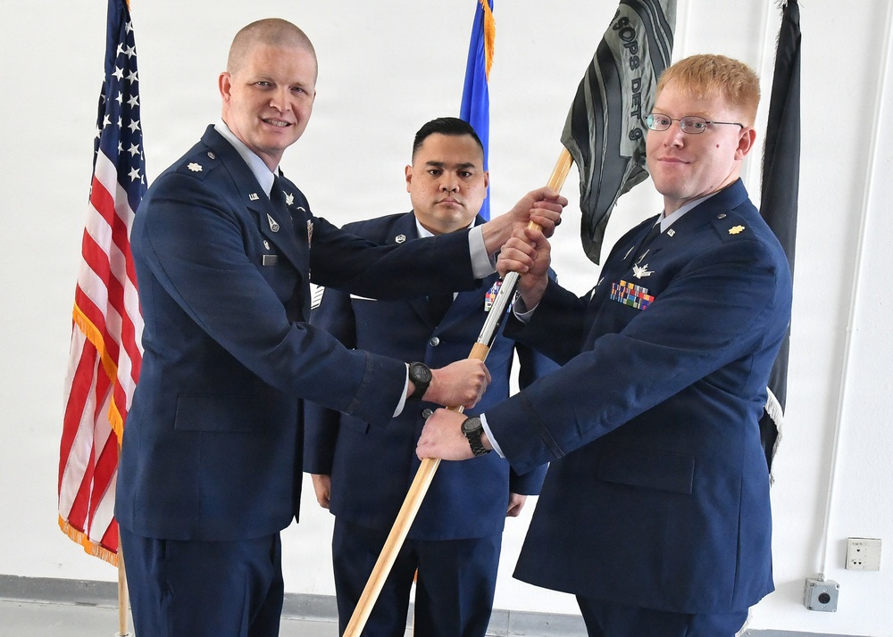 22SOPS/Det 9 Activation/Assumption of Command Ceremony