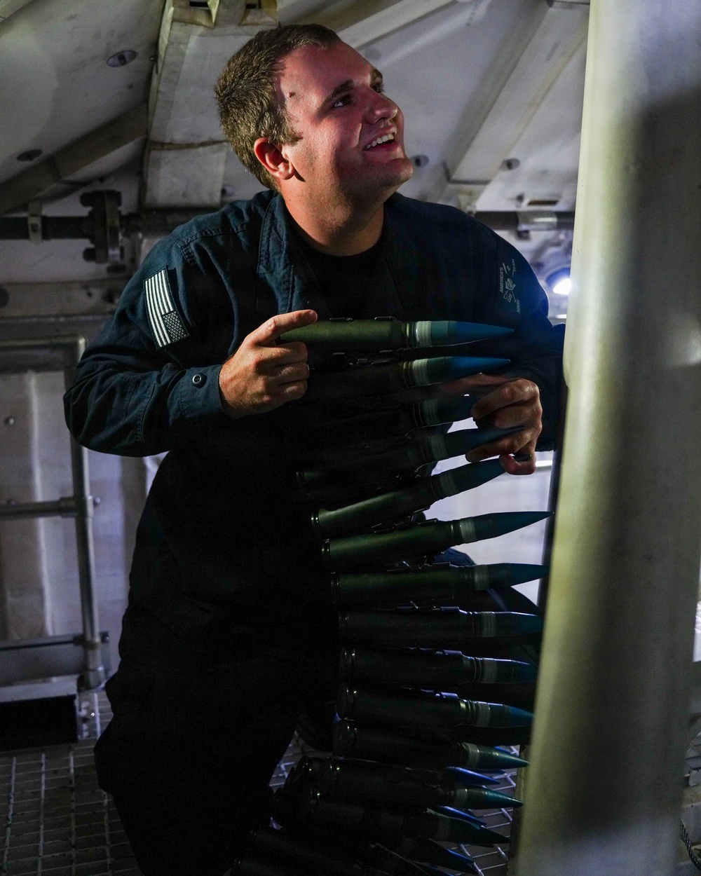 USS Cooperstown conducts live-fire exercise