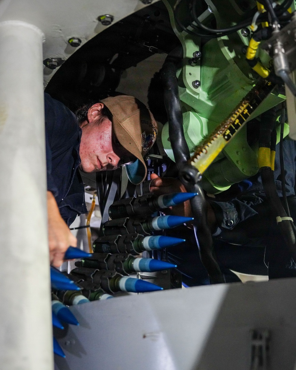 USS Cooperstown conducts live-fire exercise