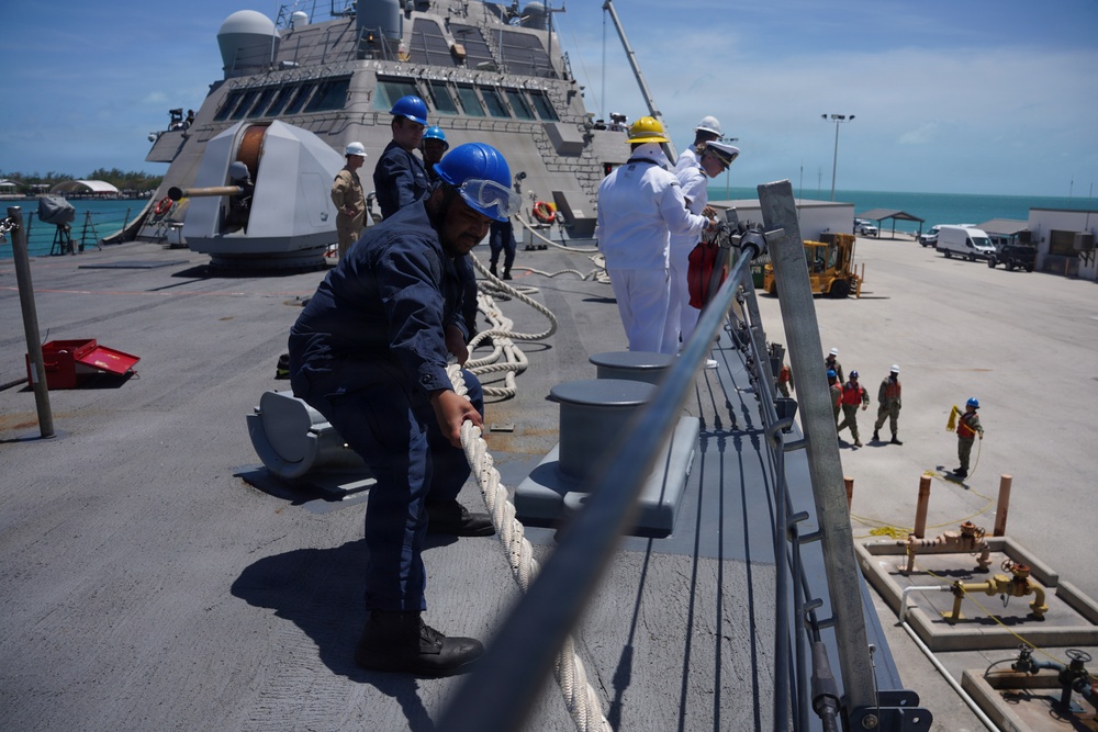 USS Cooperstown underway to support US Northern Command