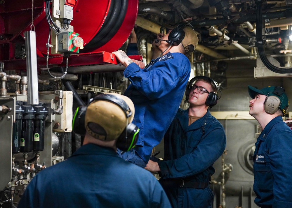 USS Cooperstown prepares for maritime missions