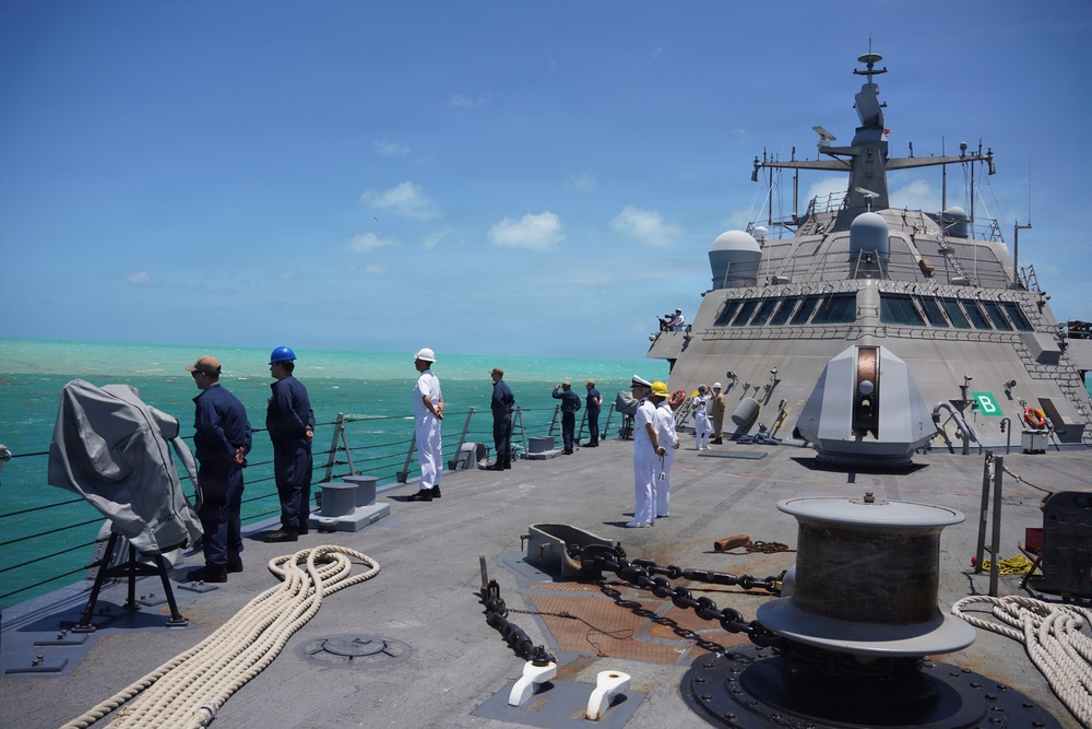 USS Cooperstown underway to support US Northern Command