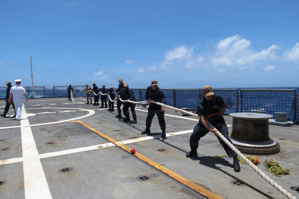 USS Cooperstown underway to support US Northern Command