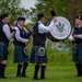 Pipe Band Performs at Memorial Park Ceremony