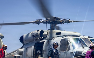 Delbert D. Black Conducts Flight Operations