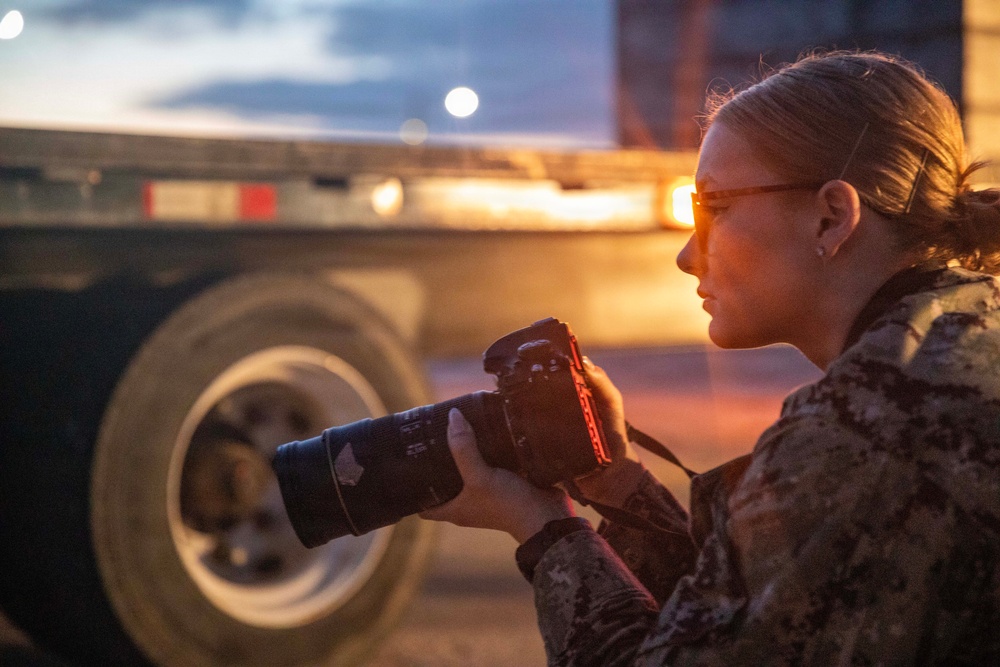 AFN Guantanamo Bay Sailors Document BEEF Heavy Equipment Operations