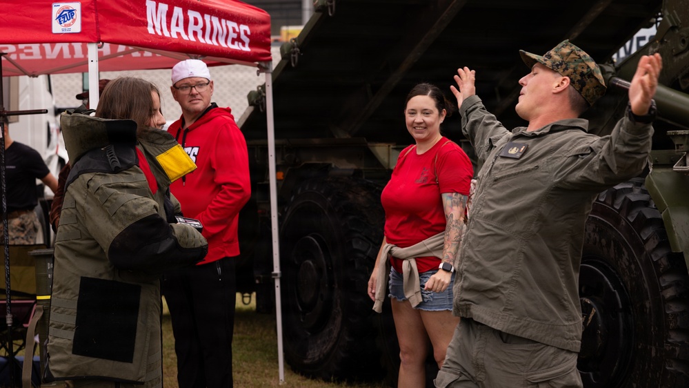 U.S. Marines support the 2026 Coca-Cola 600