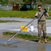Slicer Smooths Concrete for CAP Pads