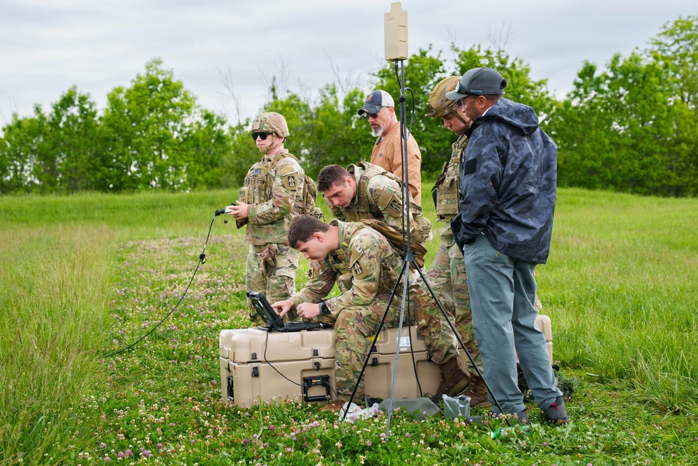 Indiana’s 76th Brigade train on Switchblade 600 at Camp Atterbury