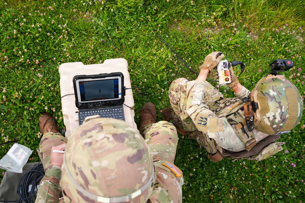 Indiana’s 76th Brigade train on Switchblade 600 at Camp Atterbury