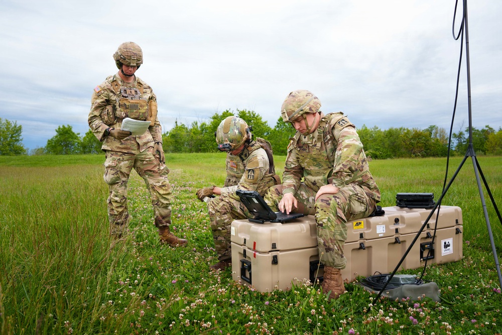 Indiana’s 76th Brigade train on Switchblade 600 at Camp Atterbury
