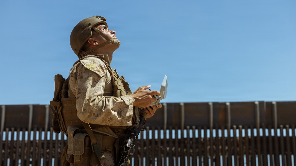 JTF-SB Marines perform air and ground patrols