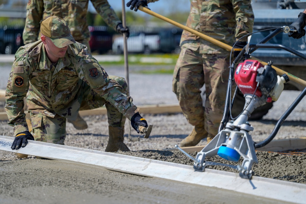 Smith Smooths Concrete for CAP Pads