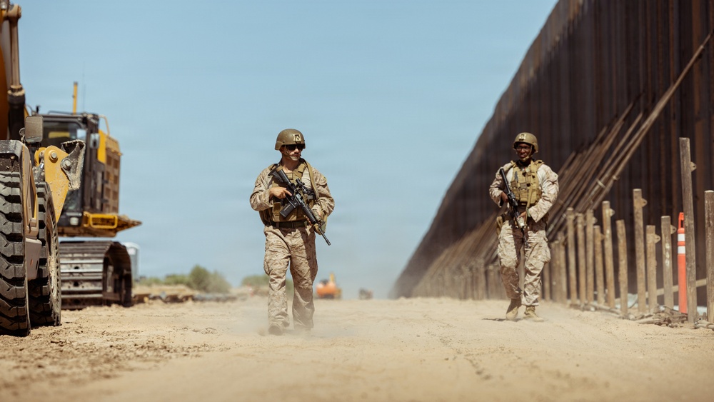 JTF-SB Marines perform air and ground patrols