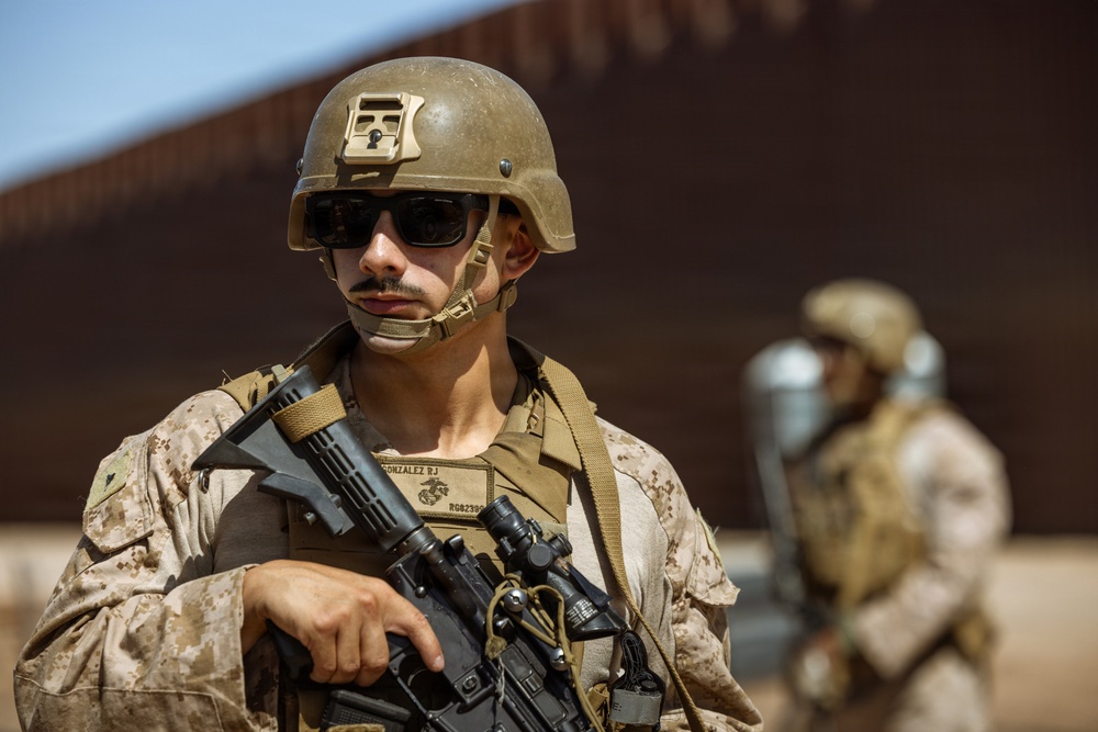 JTF-SB Marines perform air and ground patrols