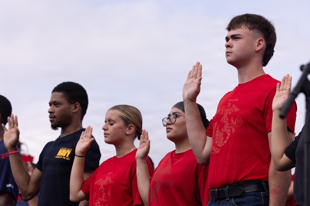 U.S. Marines support the 2026 Coca-Cola 600
