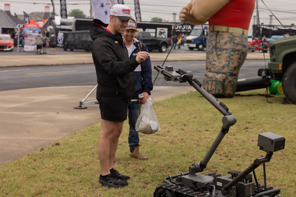 U.S. Marines support the 2026 Coca-Cola 600