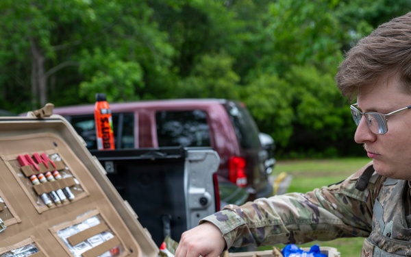 Military and civilian emergency responders improve medical readiness during joint training at Joint Base Charleston