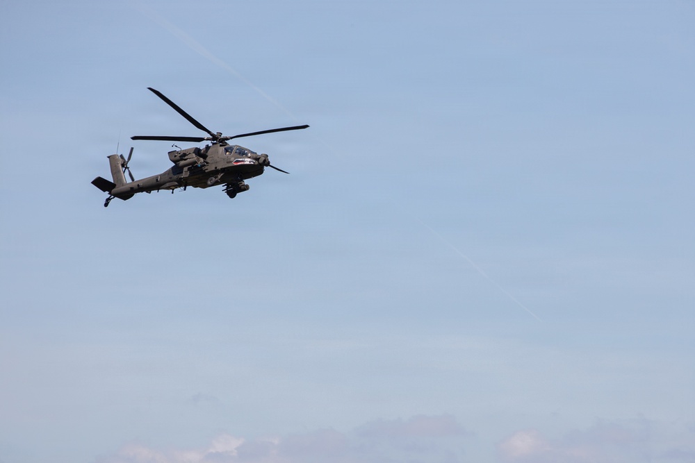 12th Combat Aviation Brigade conducts Apache training with British and Polish Armed Forces.