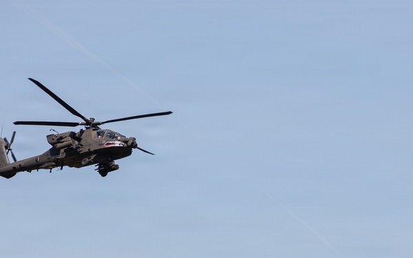 12th Combat Aviation Brigade conducts Apache training with British and Polish Armed Forces.