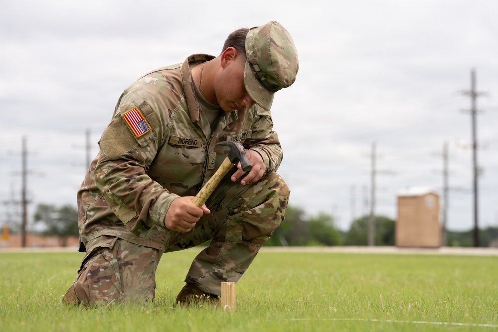 Soldiers Prepare Remembrance Memorial Display Honoring Fallen Service Members at Fort Hood
