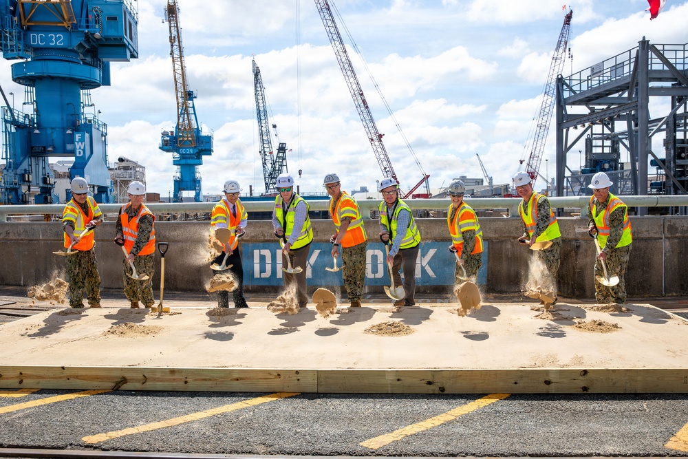Norfolk Naval Shipyard Breaks Ground for Modernization of Dry Dock 3