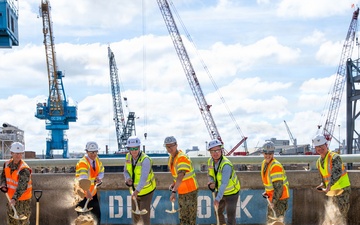Norfolk Naval Shipyard Breaks Ground for Modernization of Dry Dock 3