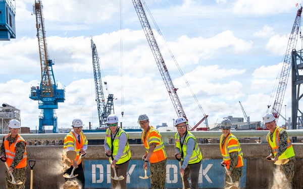 Norfolk Naval Shipyard Breaks Ground for Modernization of Dry Dock 3