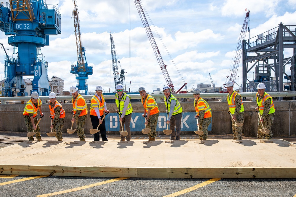 Norfolk Naval Shipyard Breaks Ground for Modernization of Dry Dock 3