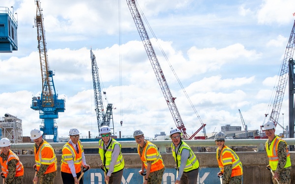 Norfolk Naval Shipyard Breaks Ground for Modernization of Dry Dock 3