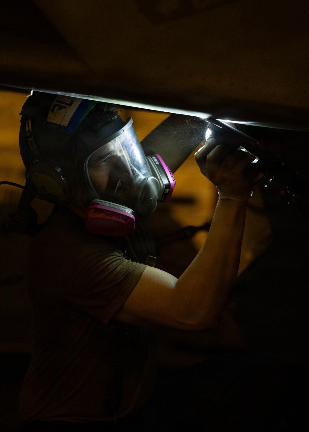 George H.W. Bush Conducts Aircraft Maintenance