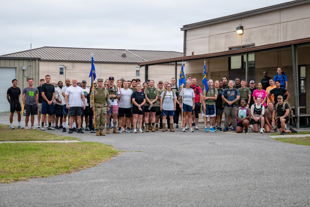 125th Mission Support Group Hosts Memorial Ruck March