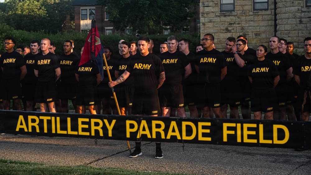 Victory Reception Company Welcome Run