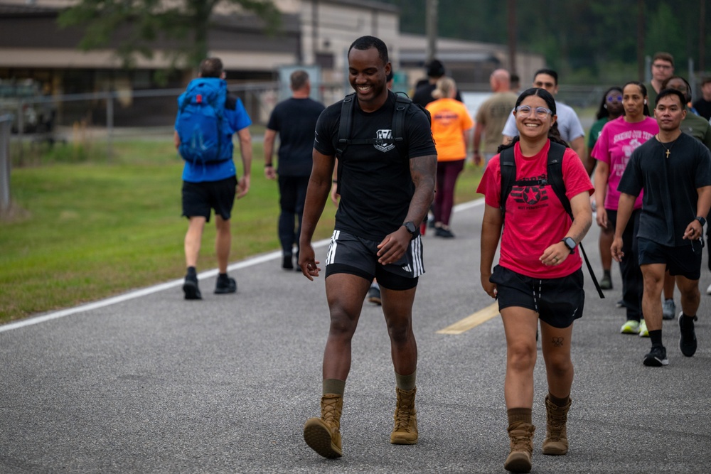 125th Mission Support Group Hosts Memorial Ruck March
