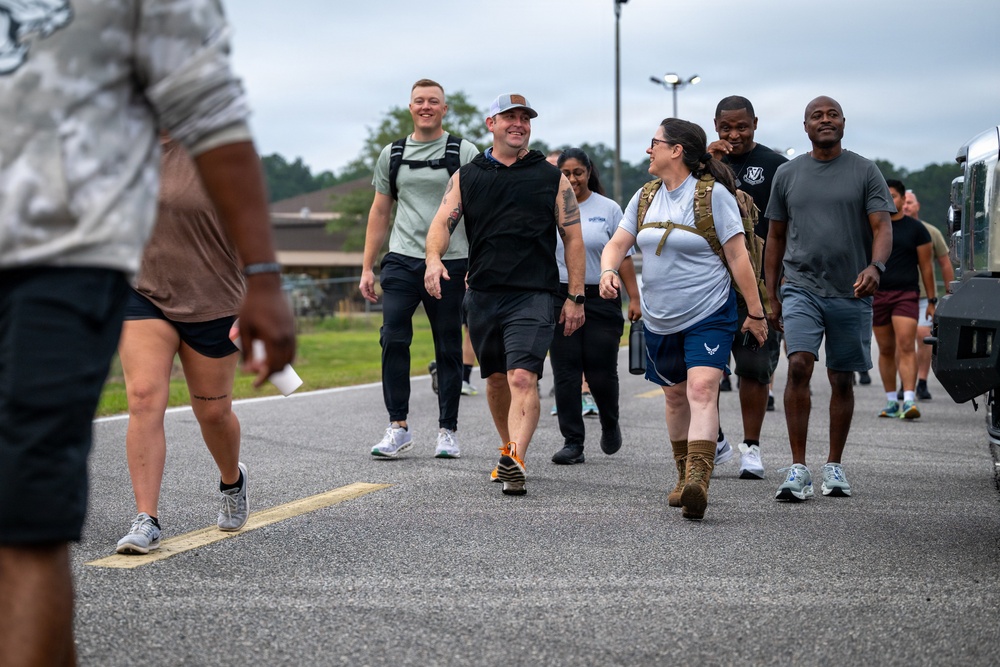 125th Mission Support Group Hosts Memorial Ruck March