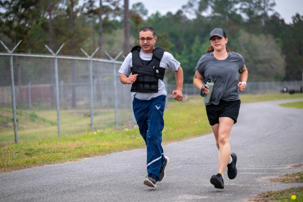 125th Mission Support Group Hosts Memorial Ruck March