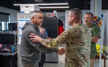 USACE CSM Galick Visits the Cleveland Resident Office