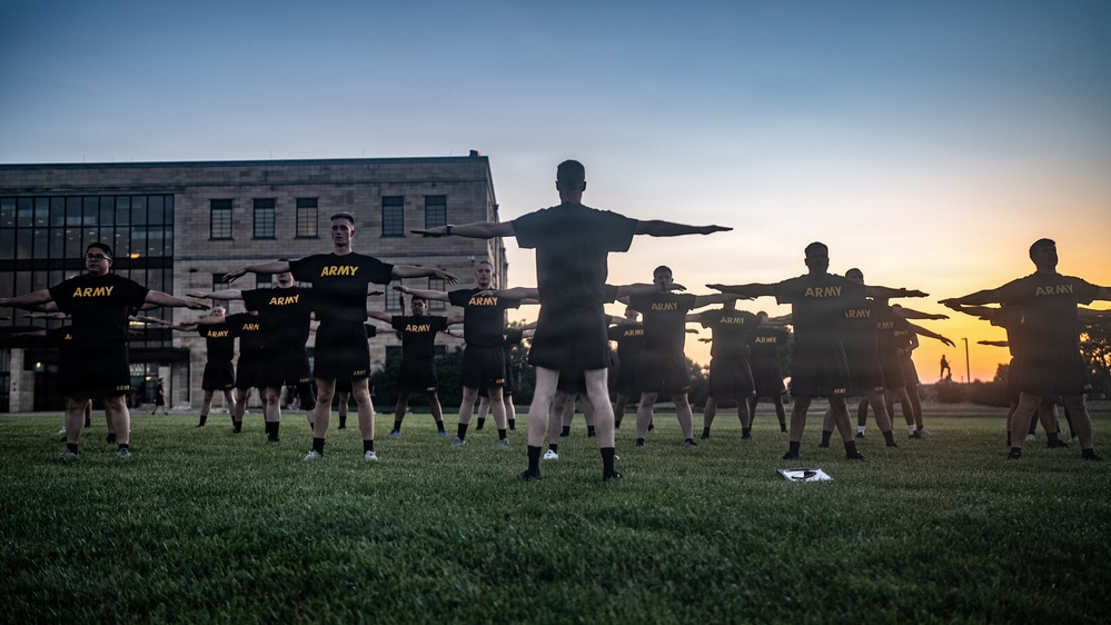 Victory Reception Company Welcome Run