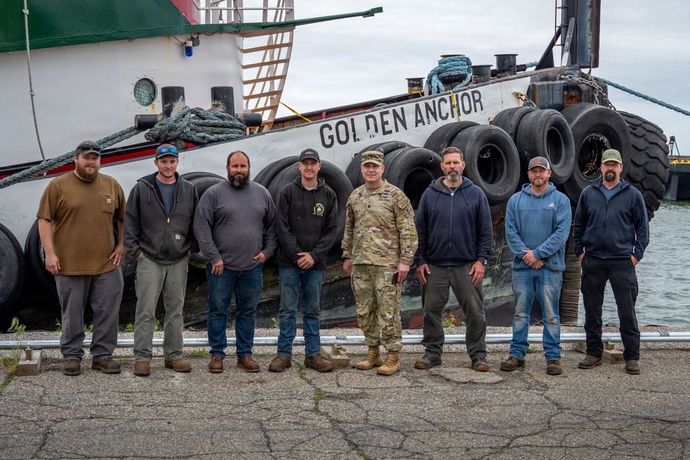 USACE CSM Galick Visits the Cleveland Resident Office