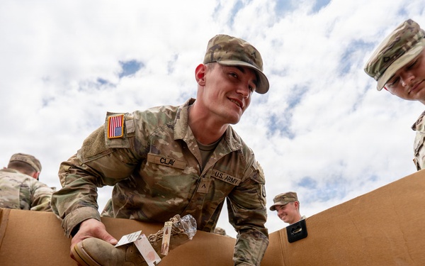 Soldiers Prepare Remembrance Memorial Display Honoring Fallen Service Members at Fort Hood