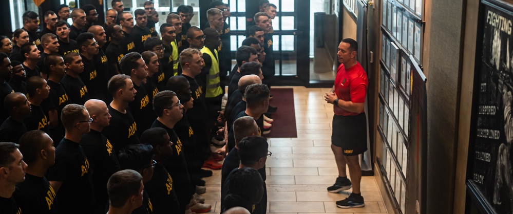 Victory Reception Company Welcome Run