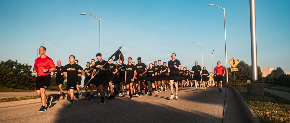 Victory Reception Company Welcome Run