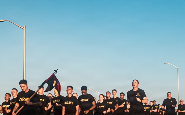 Victory Reception Company Welcome Run