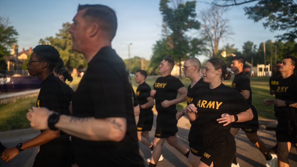 Victory Reception Company Welcome Run