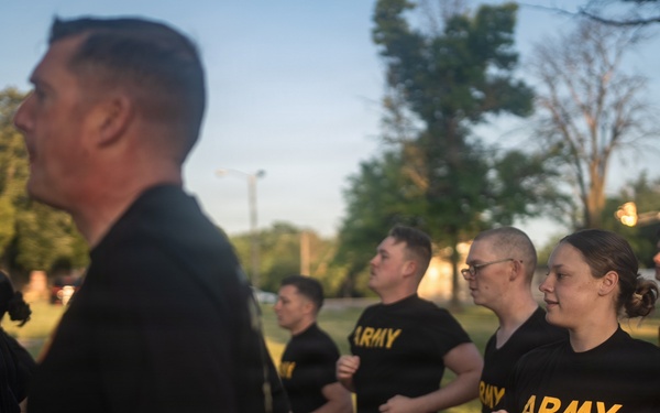 Victory Reception Company Welcome Run
