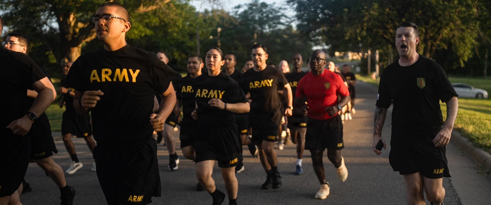 Victory Reception Company Welcome Run