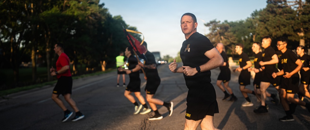 Victory Reception Company Welcome Run