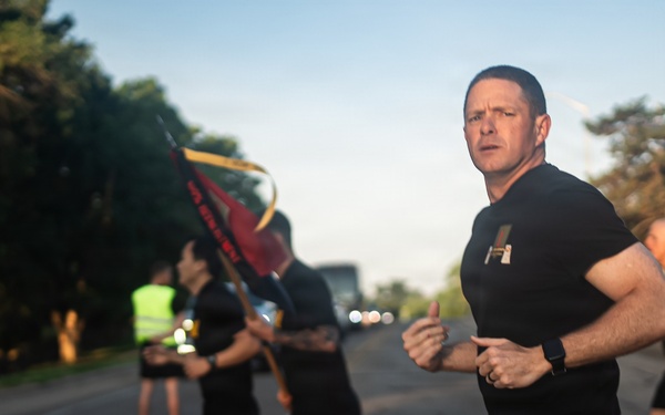 Victory Reception Company Welcome Run