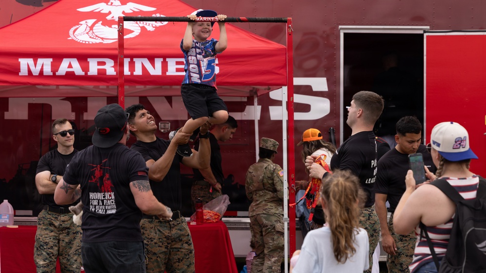 U.S. Marines support the 2026 Coca-Cola 600